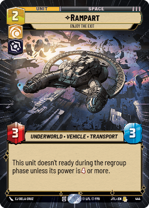 ⟡ Rampart, Enjoy the Exit