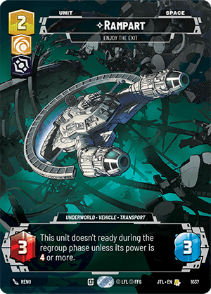 ⟡ Rampart, Enjoy the Exit