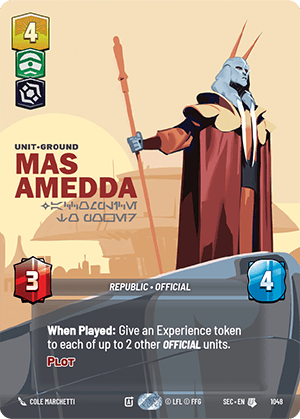 ⟡ Mas Amedda, Accomplice to Power