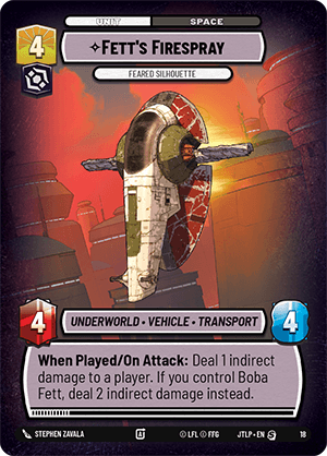 ⟡ Fett's Firespray, Feared Silhouette