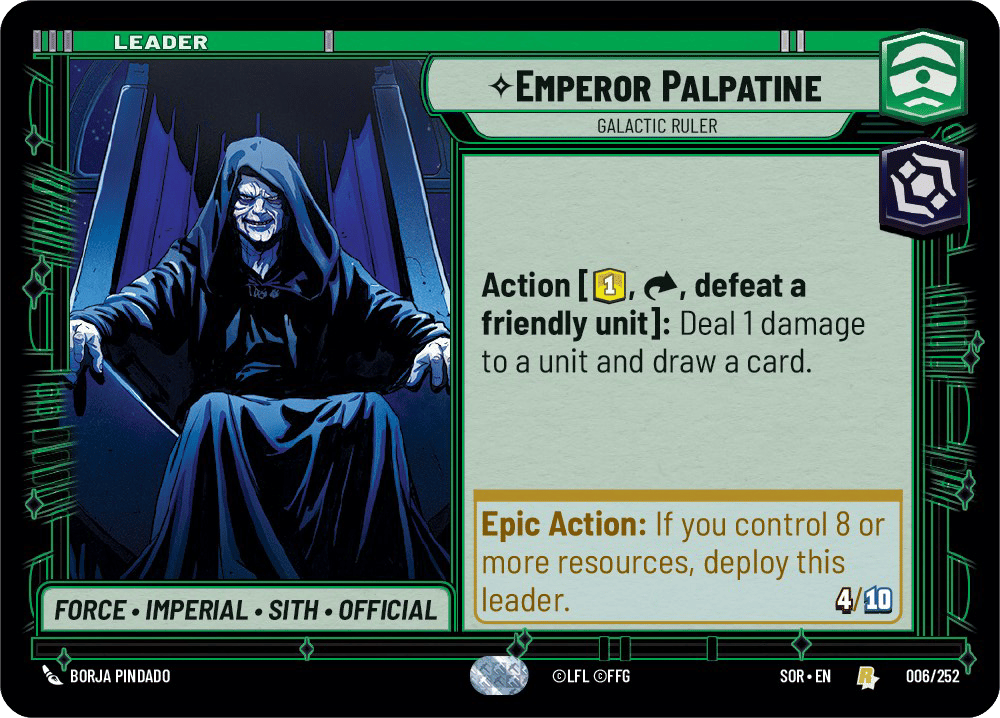 ⟡ Emperor Palpatine, Galactic Ruler