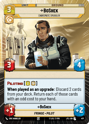 ⟡ BoShek, Charismatic Smuggler