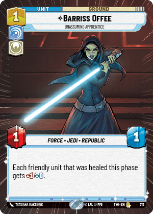 ⟡ Barriss Offee, Unassuming Apprentice