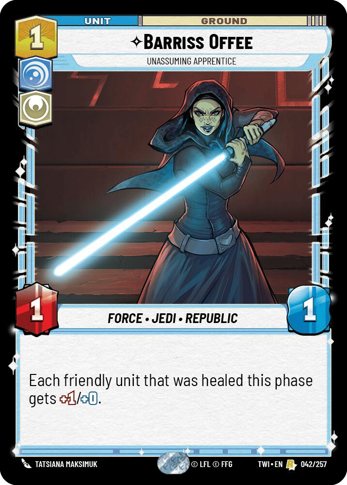 ⟡ Barriss Offee, Unassuming Apprentice