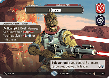 ⟡ Bossk, Hunting His Prey