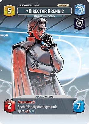 ⟡ Director Krennic, Aspiring to Authority (back)