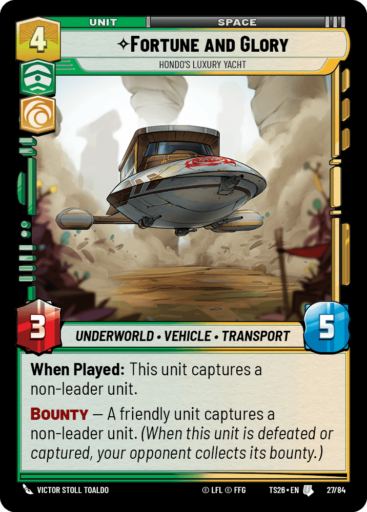 ⟡ Fortune and Glory, Hondo's Luxury Yacht