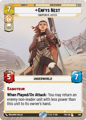 ⟡ Enfys Nest, Champion of Justice