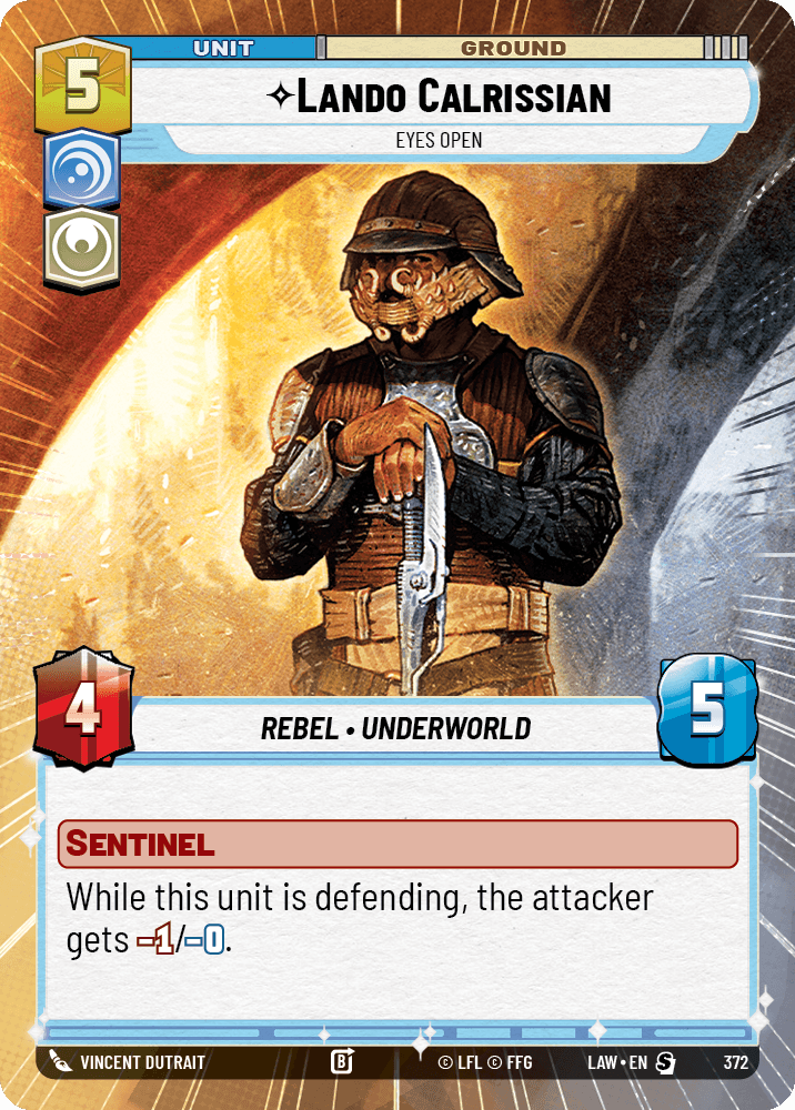 ⟡ Lando Calrissian, Eyes Open