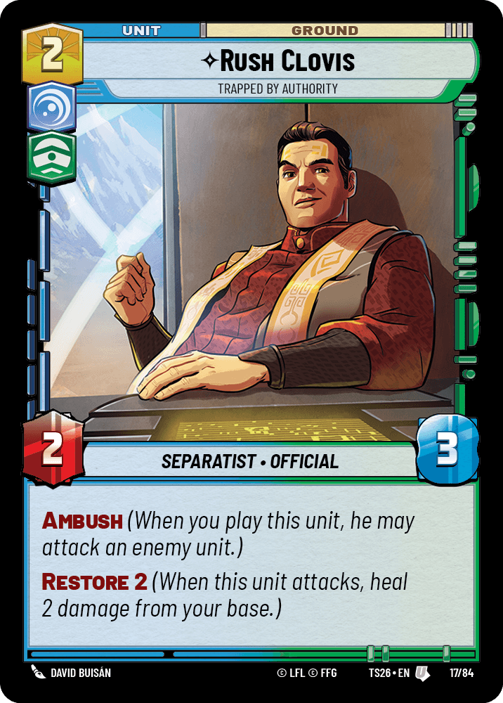 ⟡ Rush Clovis, Trapped by Authority