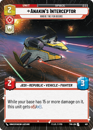 ⟡ Anakin's Interceptor, Where the Fun Begins
