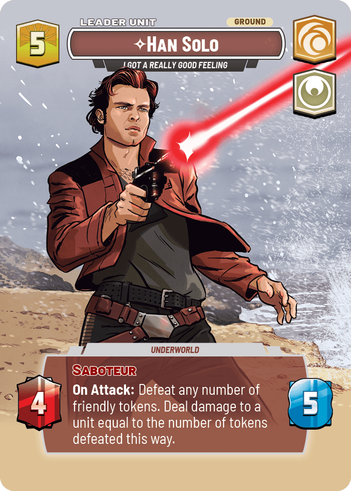 ⟡ Han Solo, I Got a Really Good Feeling (back)