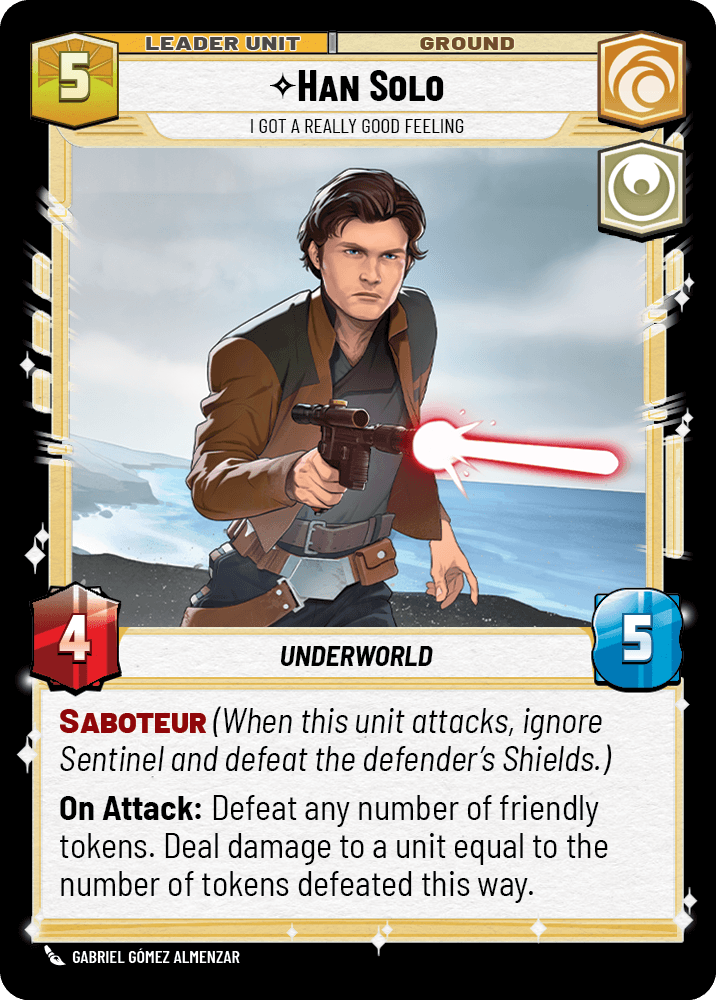 ⟡ Han Solo, I Got a Really Good Feeling (back)