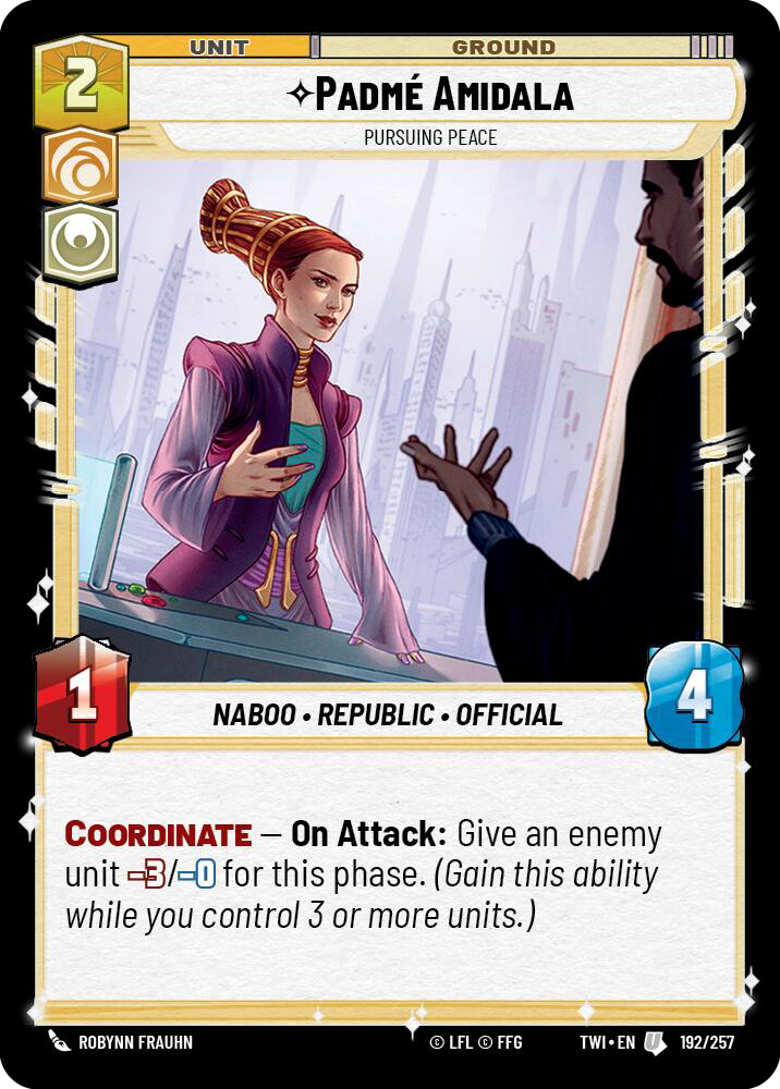 ⟡ Padmé Amidala, Pursuing Peace