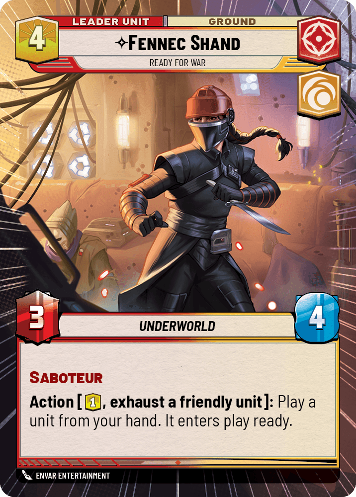 ⟡ Fennec Shand, Ready for War (back)