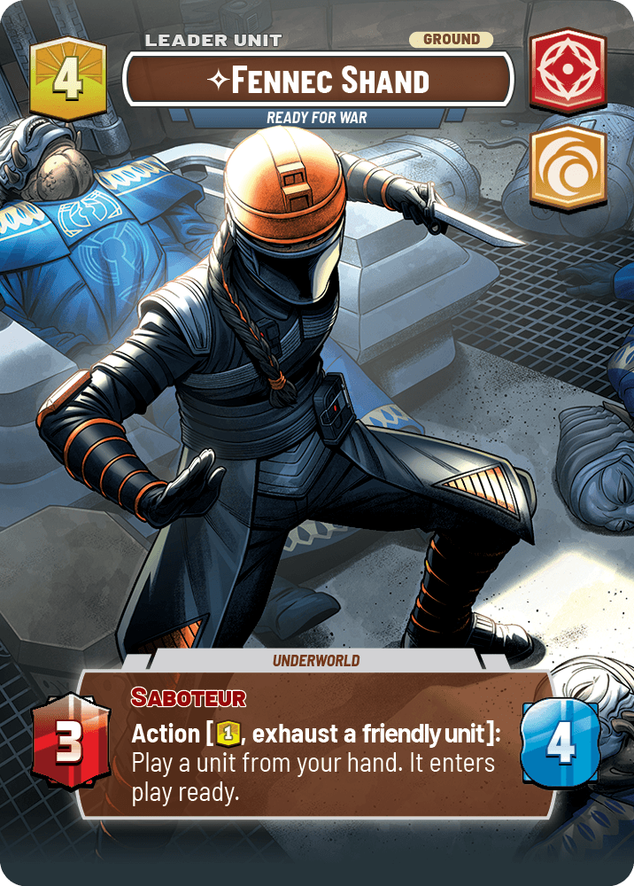 ⟡ Fennec Shand, Ready for War (back)