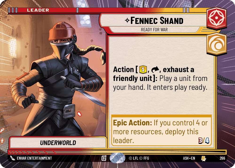 ⟡ Fennec Shand, Ready for War