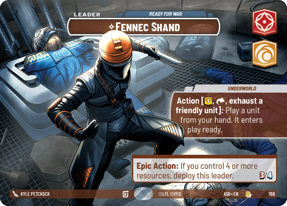 ⟡ Fennec Shand, Ready for War