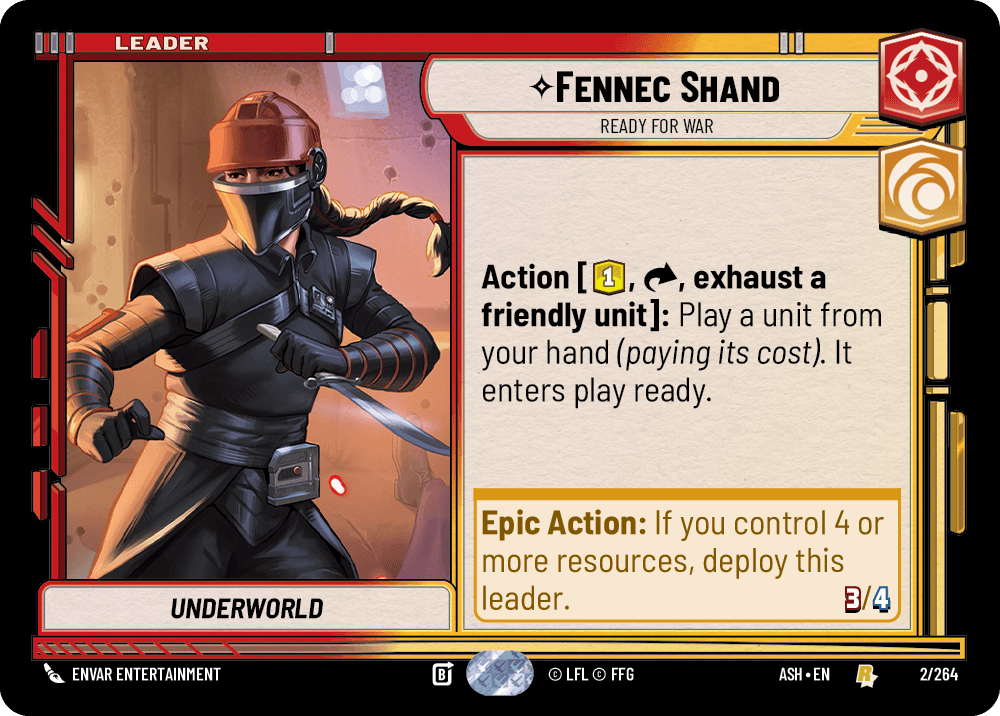 ⟡ Fennec Shand, Ready for War