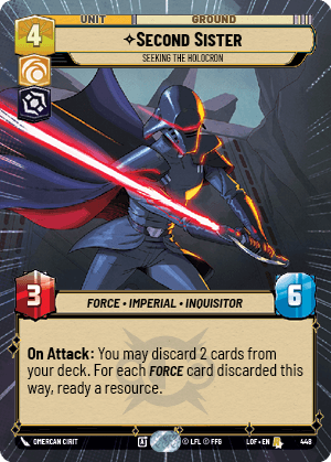 ⟡ Second Sister, Seeking the Holocron