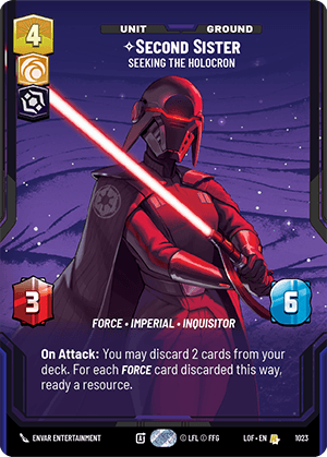 ⟡ Second Sister, Seeking the Holocron