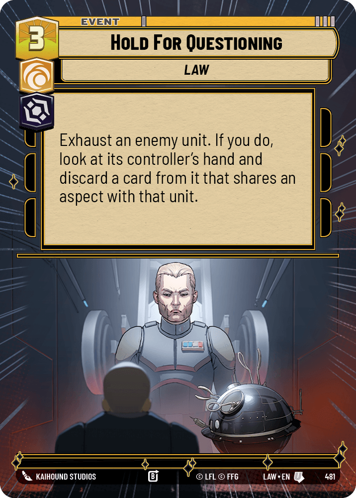 Hold For Questioning