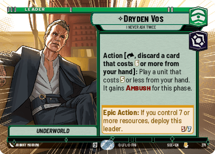 ⟡ Dryden Vos, I Never Ask Twice