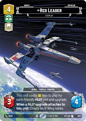 ⟡ Red Leader, Form Up