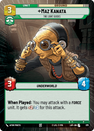 ⟡ Maz Kanata, The Light Guides