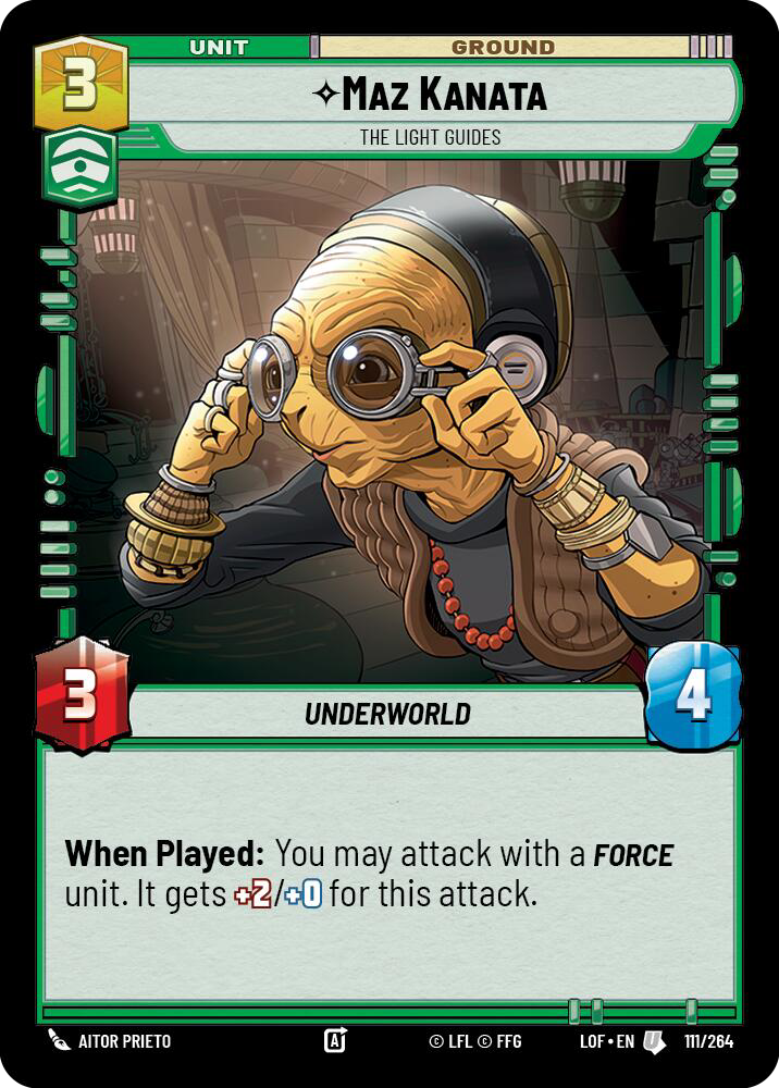 ⟡ Maz Kanata, The Light Guides
