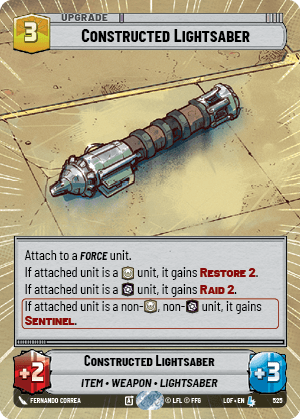 Constructed Lightsaber