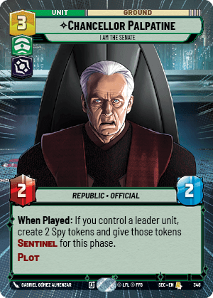 ⟡ Chancellor Palpatine, I Am the Senate