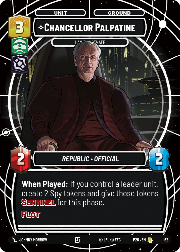 ⟡ Chancellor Palpatine, I Am the Senate
