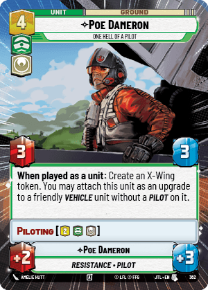 ⟡ Poe Dameron, One Hell of a Pilot