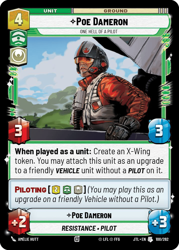 ⟡ Poe Dameron, One Hell of a Pilot