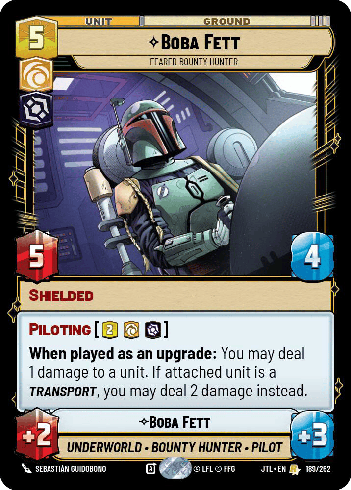 ⟡ Boba Fett, Feared Bounty Hunter