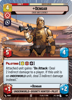 ⟡ Dengar, Crude and Slovenly