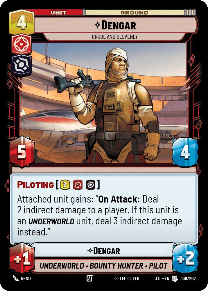 ⟡ Dengar, Crude and Slovenly