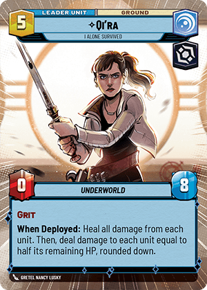 ⟡ Qi'ra, I Alone Survived (back)