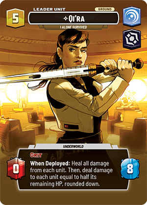 ⟡ Qi'ra, I Alone Survived (back)
