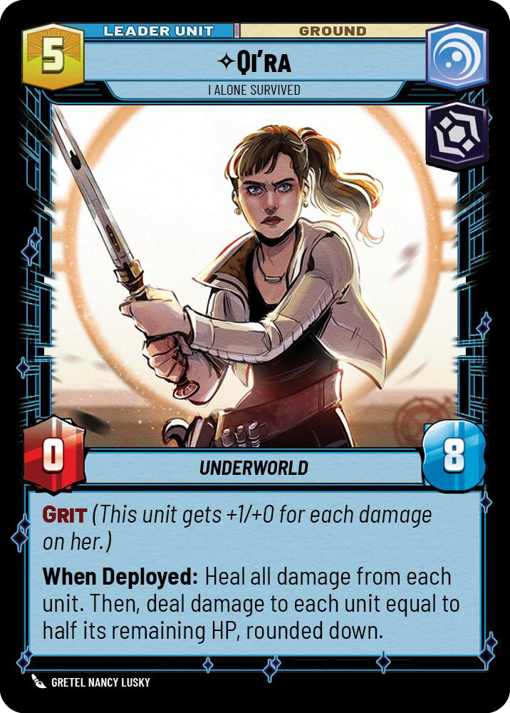 ⟡ Qi'ra, I Alone Survived (back)