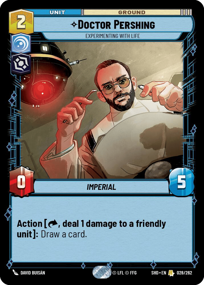 ⟡ Doctor Pershing, Experimenting With Life