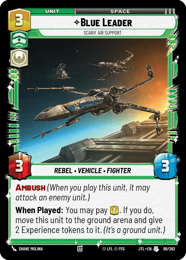 ⟡ Blue Leader, Scarif Air Support