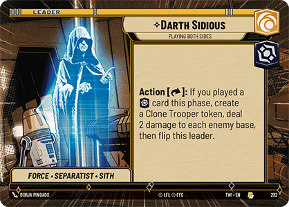 ⟡ Chancellor Palpatine, Playing Both Sides (back)