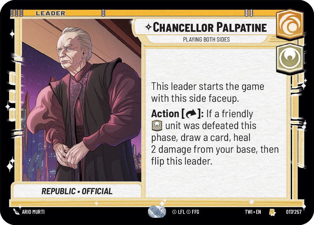 ⟡ Chancellor Palpatine, Playing Both Sides