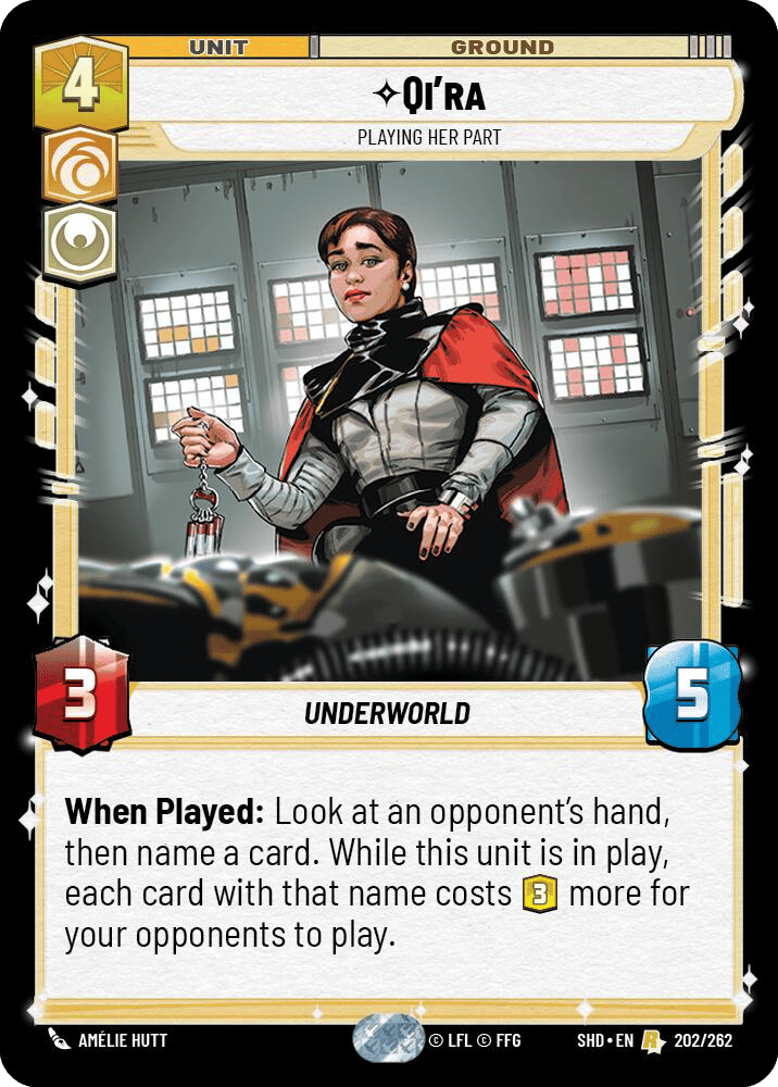 ⟡ Qi'ra, Playing Her Part
