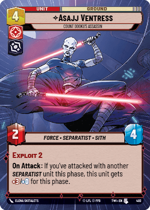 ⟡ Asajj Ventress, Count Dooku's Assassin
