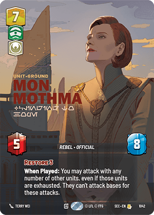 ⟡ Mon Mothma, Clinging to Hope