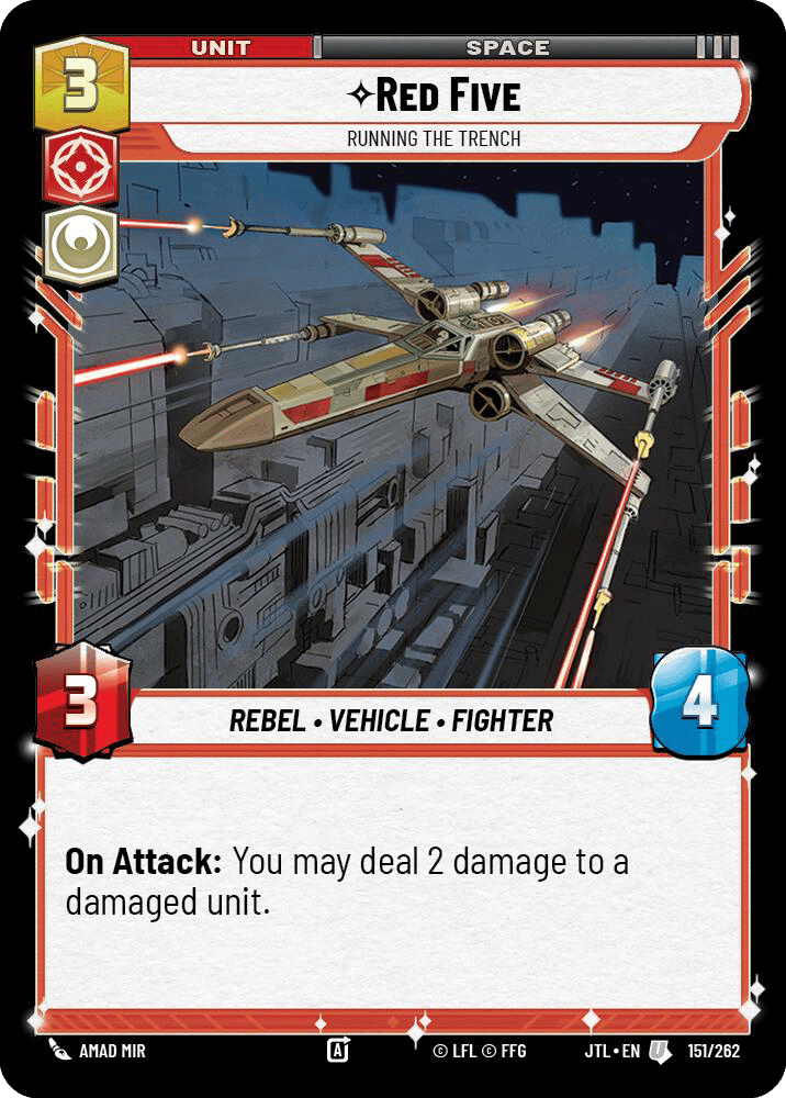 ⟡ Red Five, Running the Trench