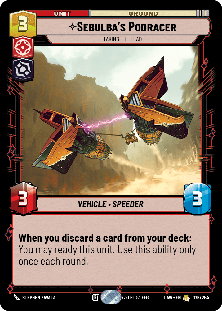 ⟡ Sebulba's Podracer, Taking the Lead